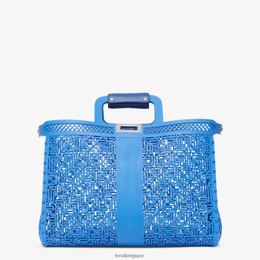 accessoires Fendi sac en plastique recyclé bleu hommes 8X8J2J1867 Fendi Sac
