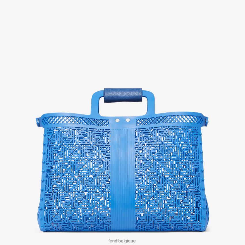 accessoires Fendi sac en plastique recyclé bleu hommes 8X8J2J1867 Fendi Sac