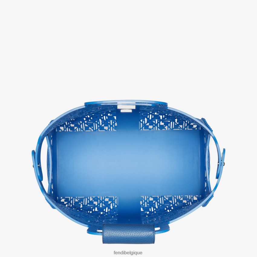 accessoires Fendi sac en plastique recyclé bleu hommes 8X8J2J1867 Fendi Sac