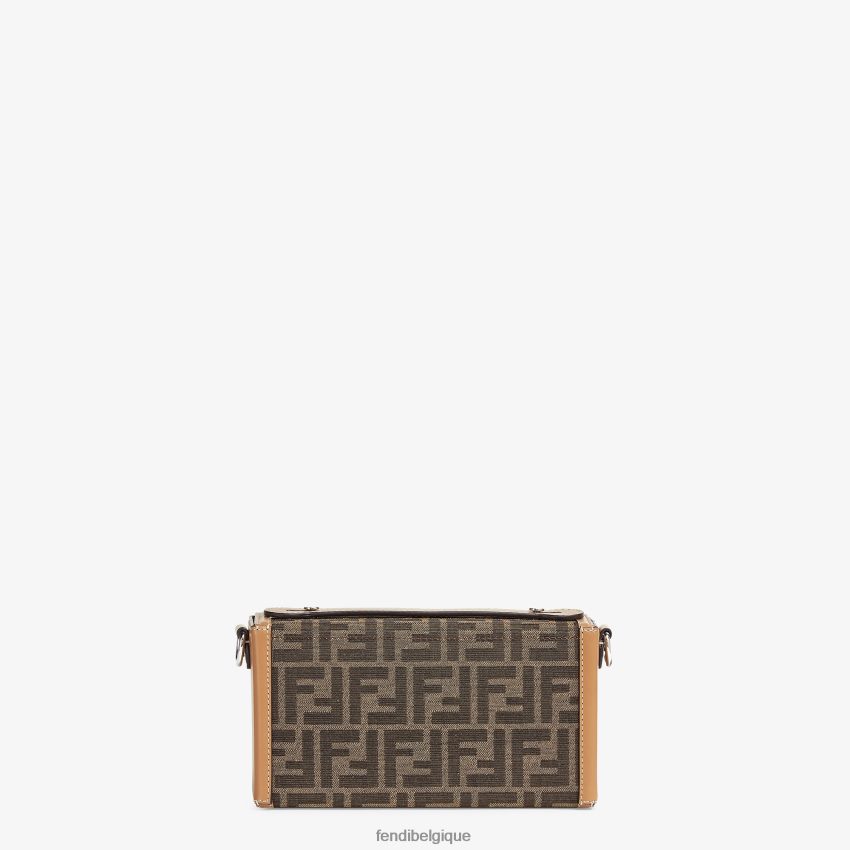 accessoires Fendi sac en tissu ff brun hommes 8X8J2J1805 Fendi Belgique