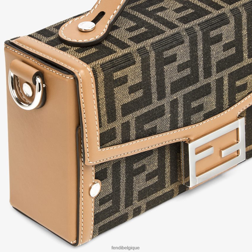 accessoires Fendi sac en tissu ff brun hommes 8X8J2J1805 Fendi Belgique