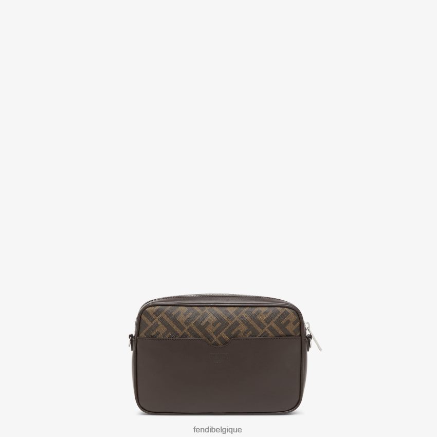 accessoires Fendi sac en tissu ff brun hommes 8X8J2J1856 Fendi Belgique