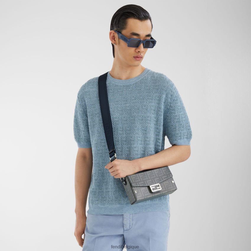 accessoires Fendi sac ombre en cuir multicolore hommes 8X8J2J1835 Fendi Belgique