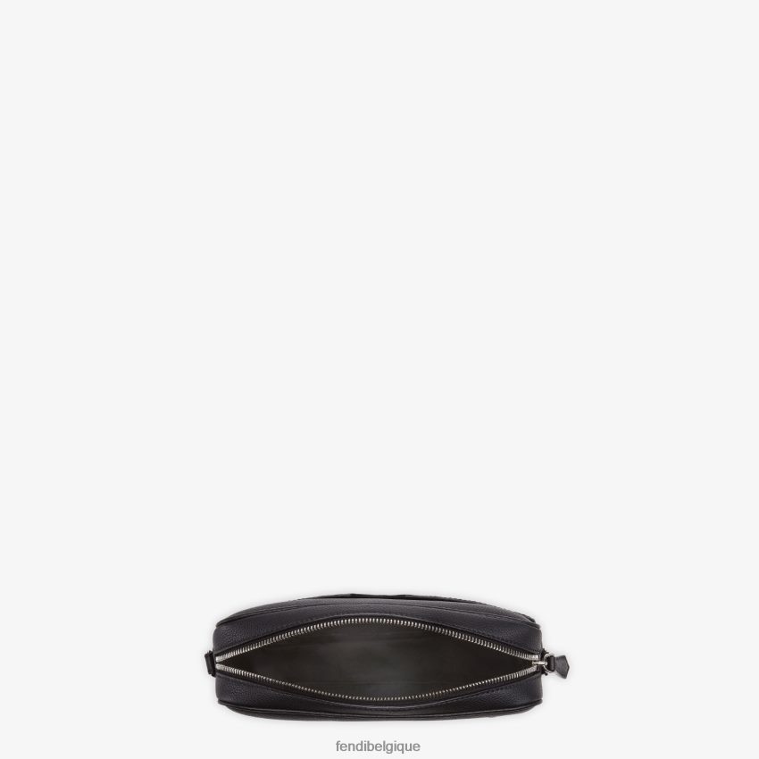 accessoires Fendi étui en cuir pour appareil photo sac en cuir noir hommes 8X8J2J1839 Fendi Lunette De Soleil