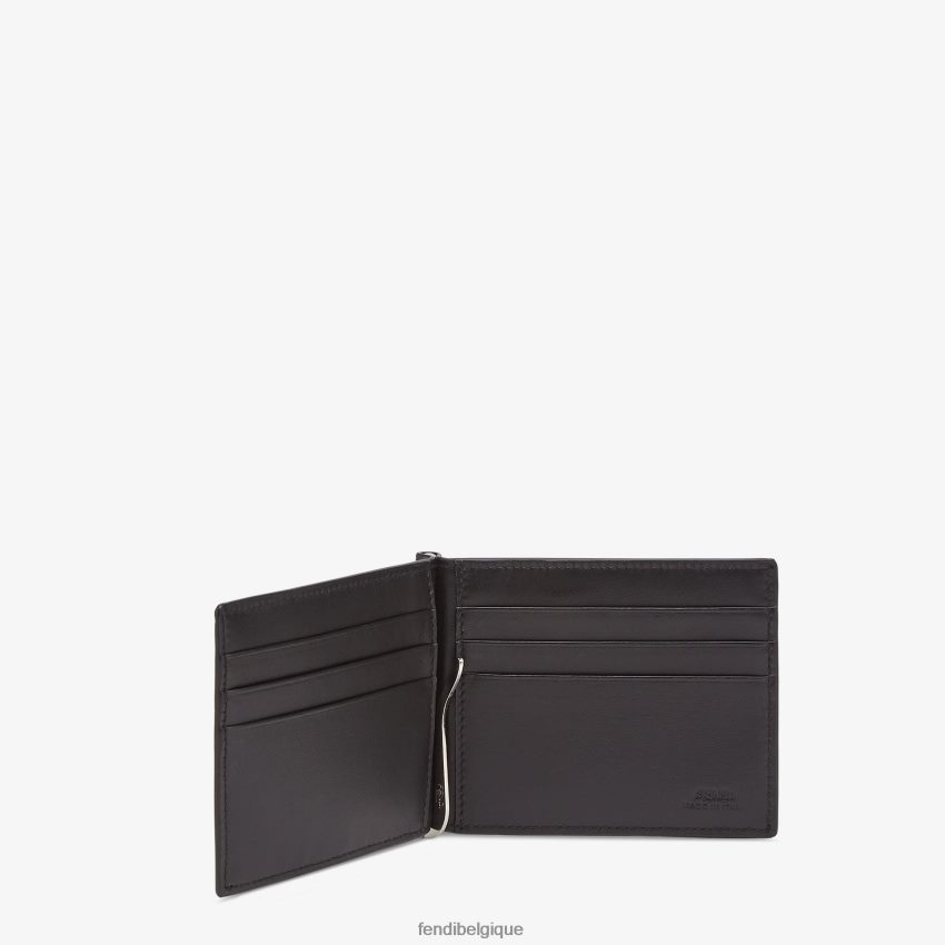 accessoires Fendi pince à billets en tissu gris hommes 8X8J2J2580 Fendi Lunette De Soleil