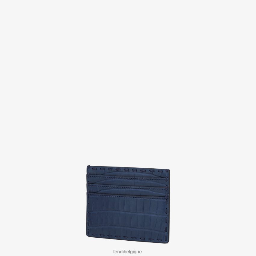 accessoires Fendi porte-cartes en cuir d\'alligator mode hommes 8X8J2J2677 Fendi Sac