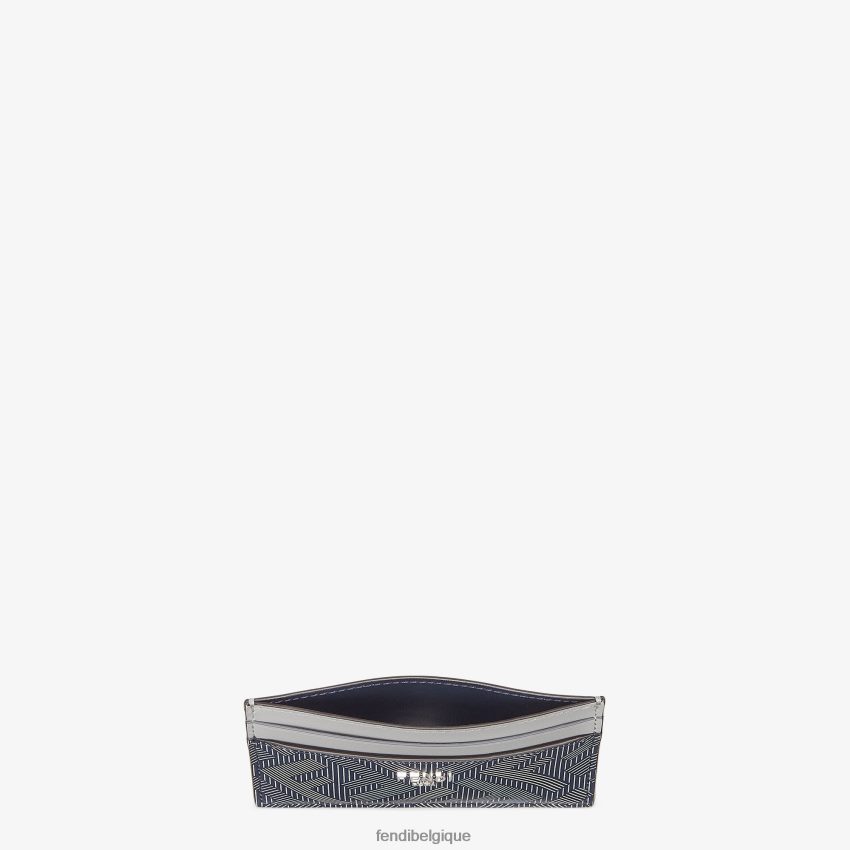 accessoires Fendi porte-cartes en cuir ombré multicolore hommes 8X8J2J2594 Fendi Belgique