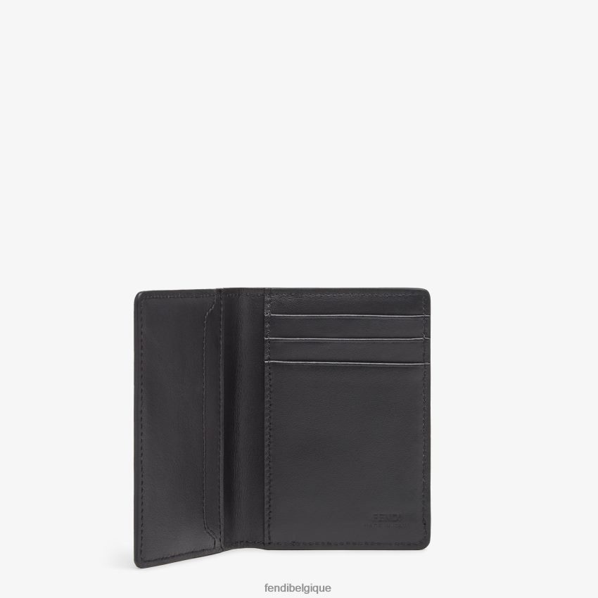 accessoires Fendi porte-cartes en tissu gris hommes 8X8J2J2627 Fendi Belgique