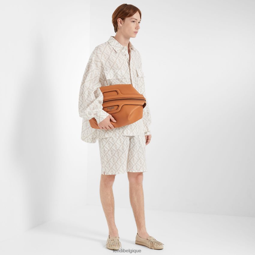 vêtements Fendi chemise en lin multicolore hommes 8X8J2J1998 Fendi Lunette De Soleil