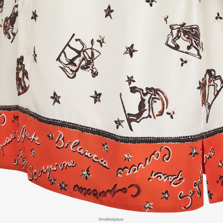 vêtements Fendi chemise en soie multicolore hommes 8X8J2J1953 Fendi Lunette De Soleil