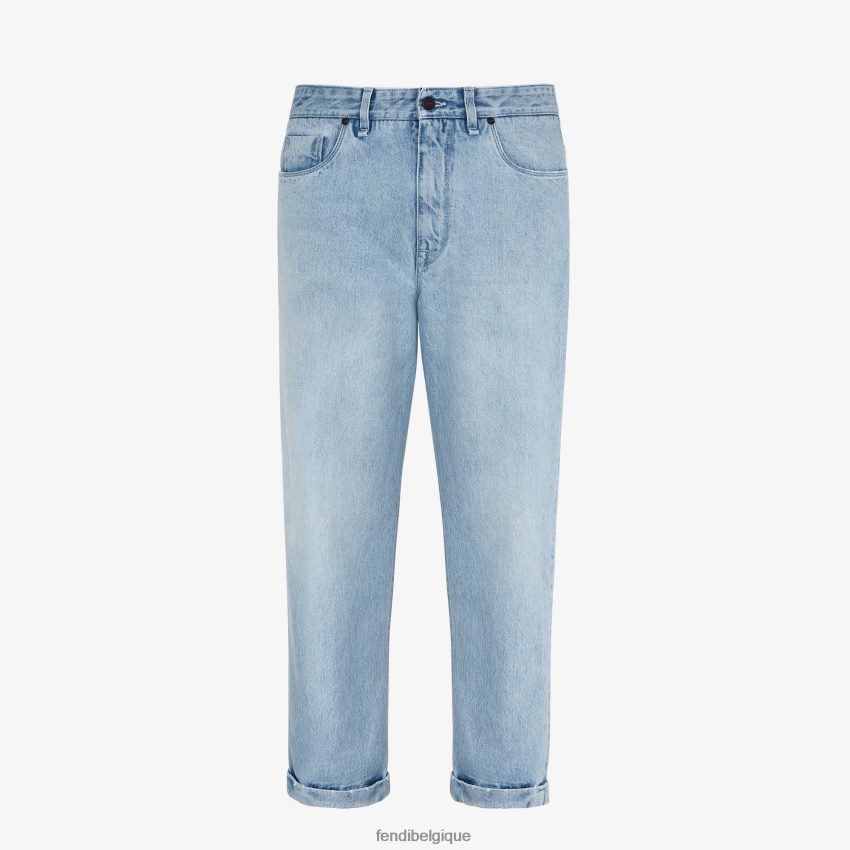 vêtements Fendi jean en jean bleu hommes 8X8J2J1949 Fendi Belgique