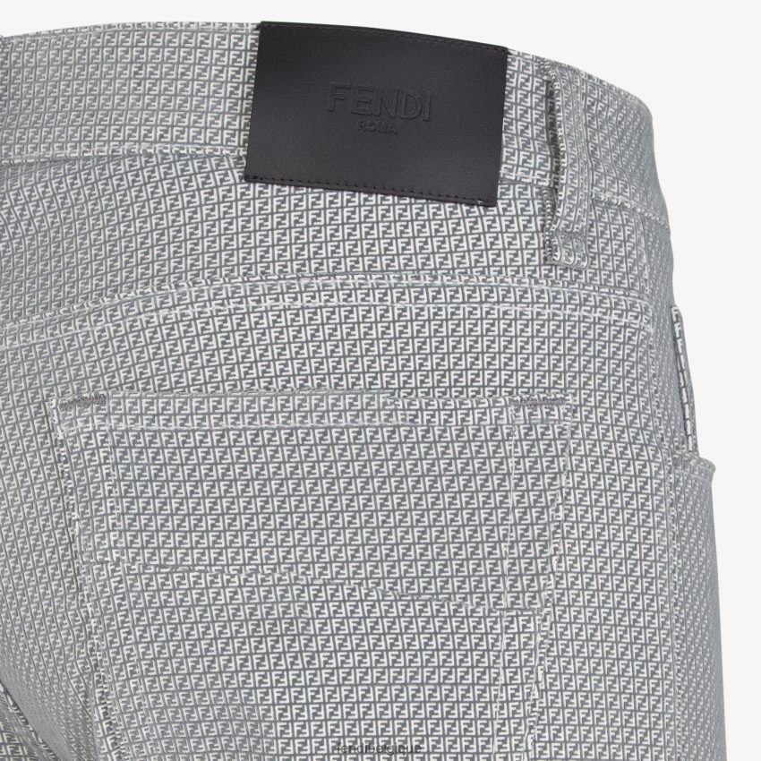 vêtements Fendi jean en jean gris hommes 8X8J2J2126 Fendi Belgique