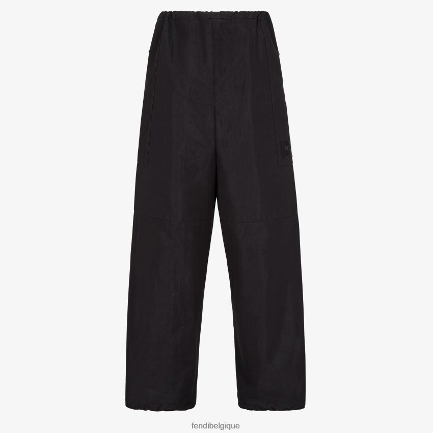 vêtements Fendi pantalon en coton noir hommes 8X8J2J2050 Fendi Sac