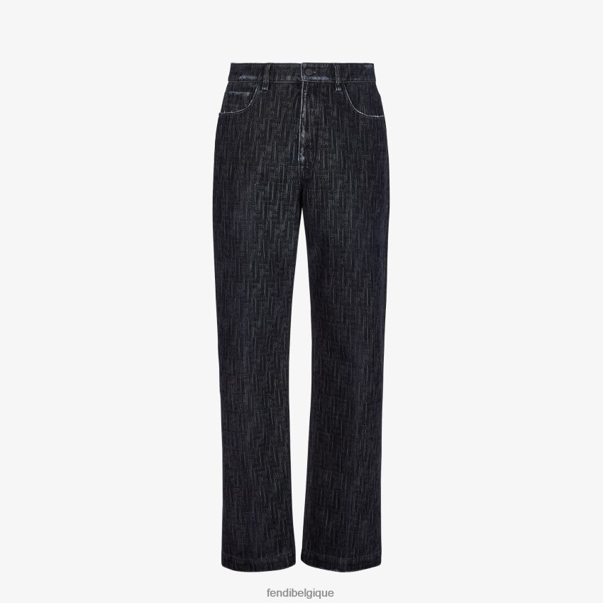 vêtements Fendi pantalon en jean bleu hommes 8X8J2J1905 Fendi Lunette De Soleil