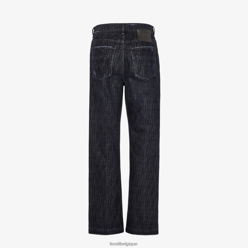 vêtements Fendi pantalon en jean bleu hommes 8X8J2J1905 Fendi Lunette De Soleil