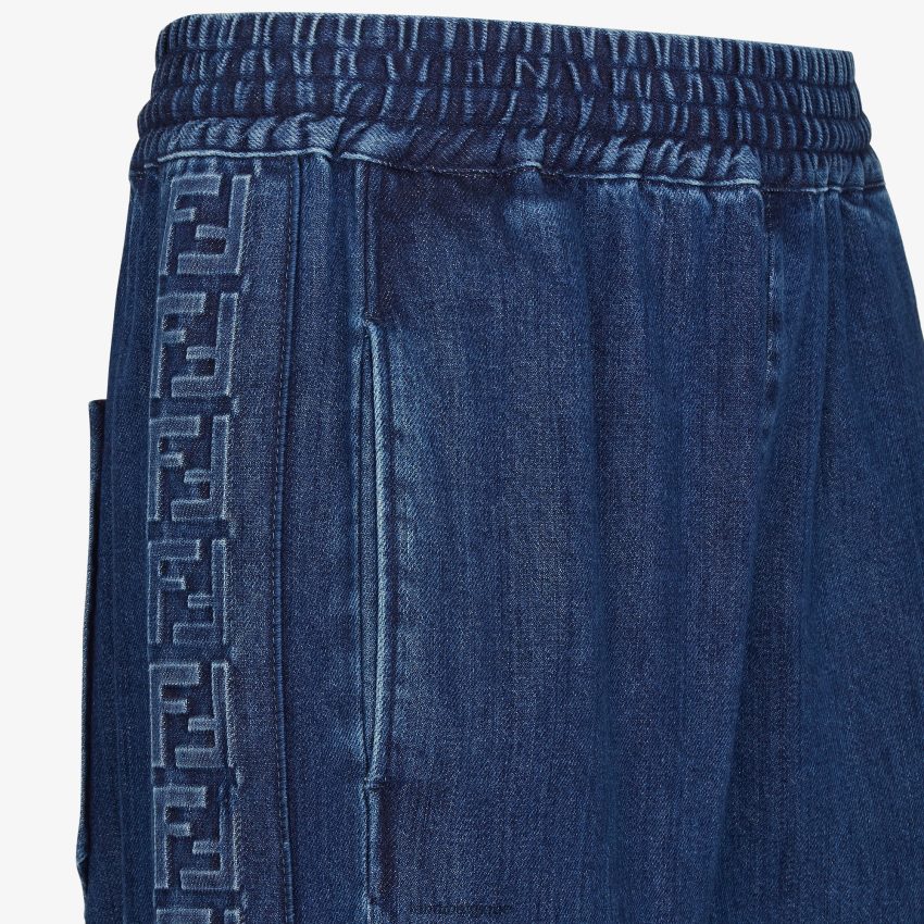 vêtements Fendi pantalon en jean bleu hommes 8X8J2J2031 Fendi Lunette De Soleil