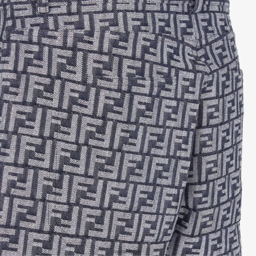 vêtements Fendi pantalon en jean ff bleu hommes 8X8J2J2042 Fendi Belgique
