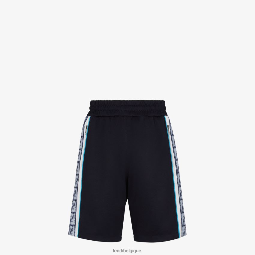 vêtements Fendi pantalon en jersey bleu hommes 8X8J2J2017 Fendi Sac