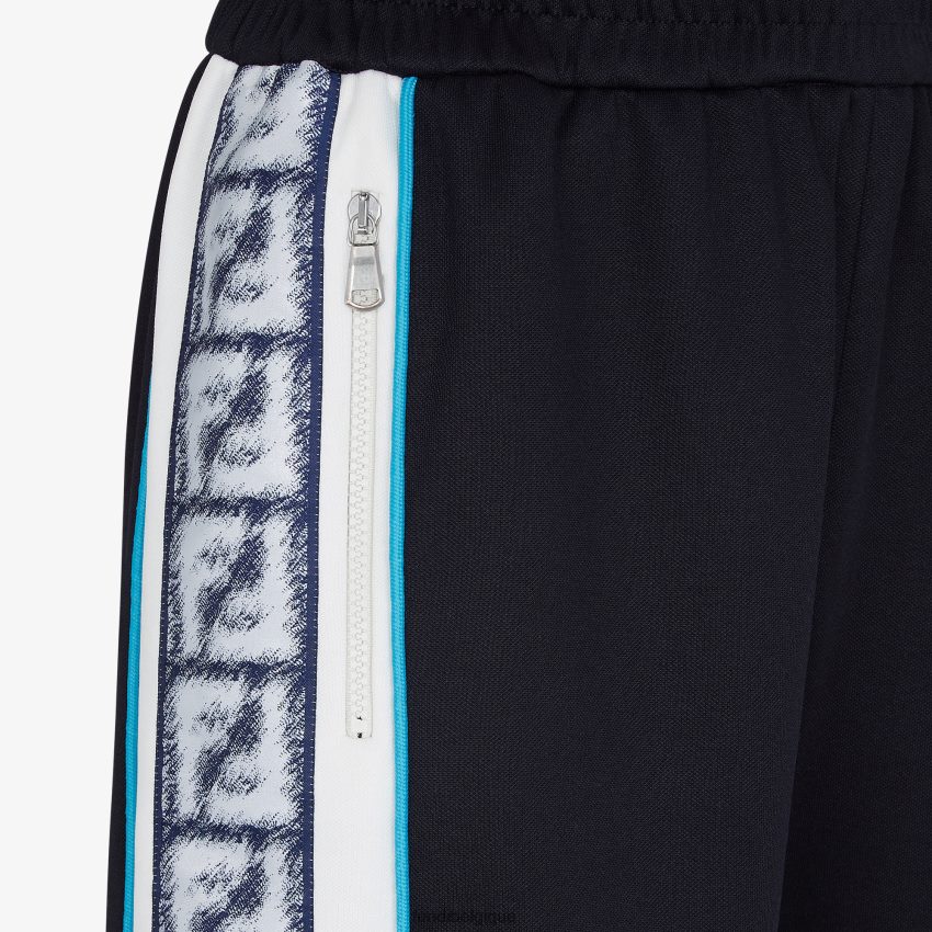 vêtements Fendi pantalon en jersey bleu hommes 8X8J2J2017 Fendi Sac