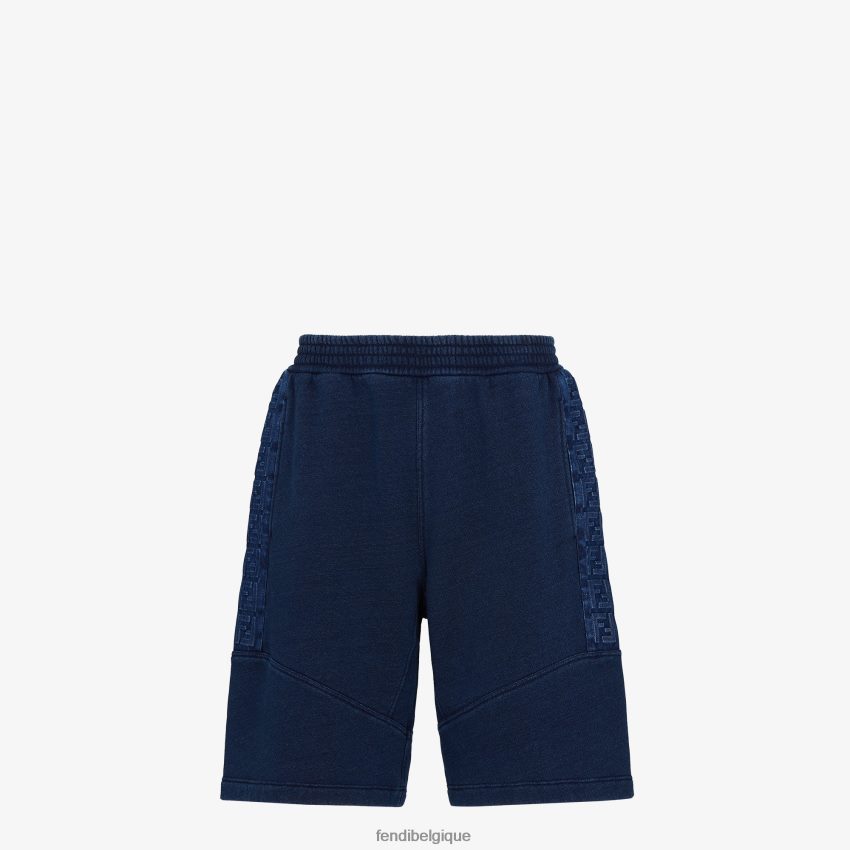 vêtements Fendi pantalon en jersey bleu hommes 8X8J2J2073 Fendi Lunette De Soleil