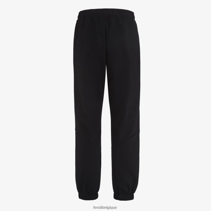 vêtements Fendi pantalon en jersey noir hommes 8X8J2J2151 Fendi Lunette De Soleil