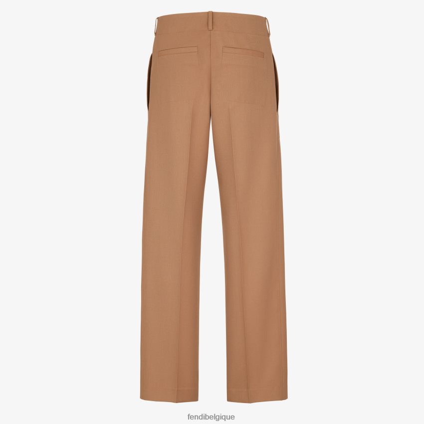 vêtements Fendi pantalon en laine brun hommes 8X8J2J2061 Fendi Lunette De Soleil