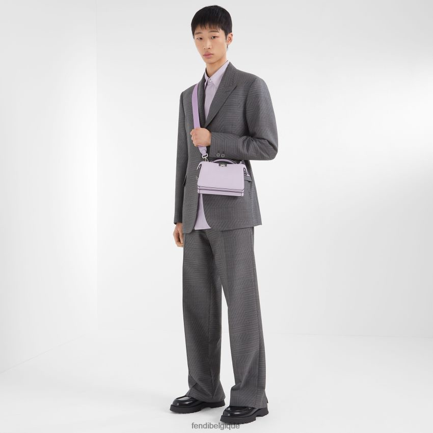 vêtements Fendi pantalon en laine gris hommes 8X8J2J1968 Fendi Lunette De Soleil