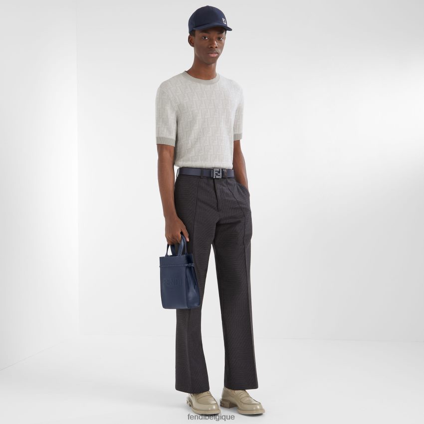 vêtements Fendi pantalon en laine gris hommes 8X8J2J2187 Fendi Lunette De Soleil