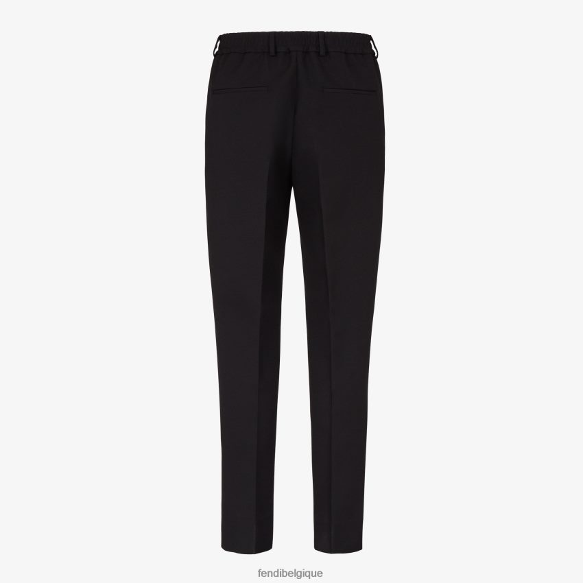 vêtements Fendi pantalon en laine noir hommes 8X8J2J2115 Fendi Lunette De Soleil