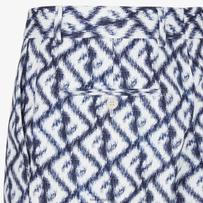 vêtements Fendi pantalon en lin multicolore hommes 8X8J2J2010 Fendi Lunette De Soleil