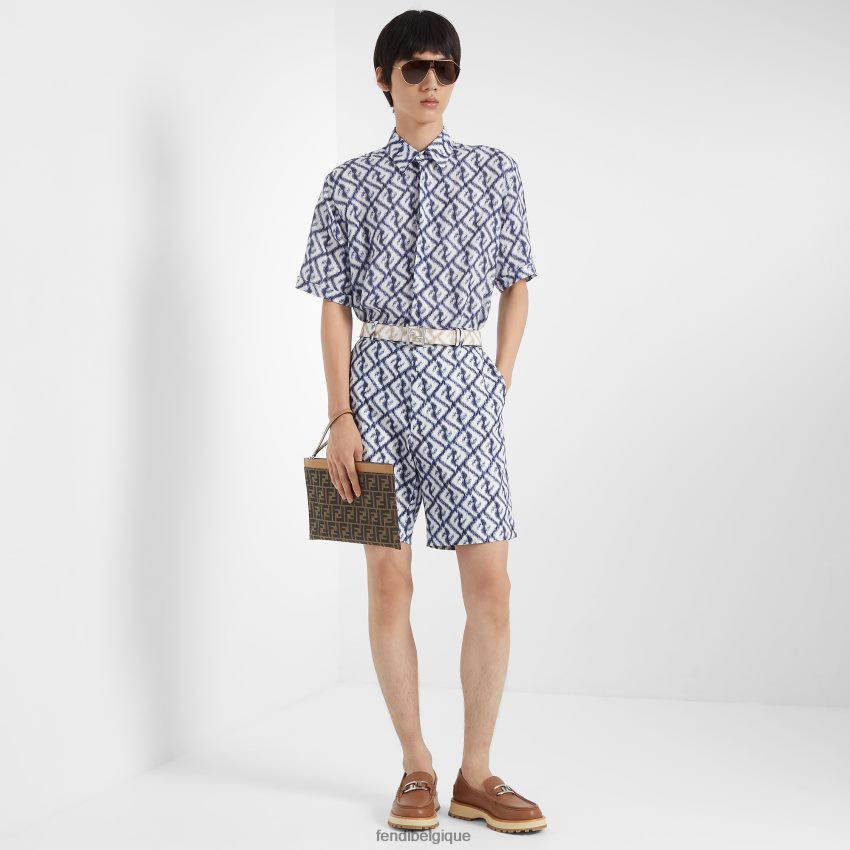 vêtements Fendi pantalon en lin multicolore hommes 8X8J2J2010 Fendi Lunette De Soleil