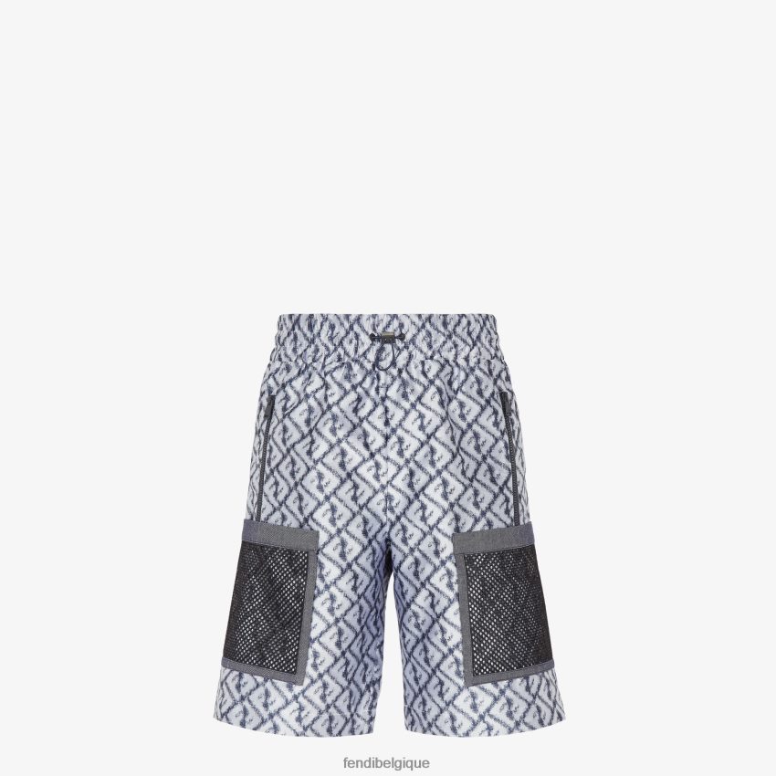 vêtements Fendi pantalon en nylon multicolore hommes 8X8J2J2011 Fendi Sac