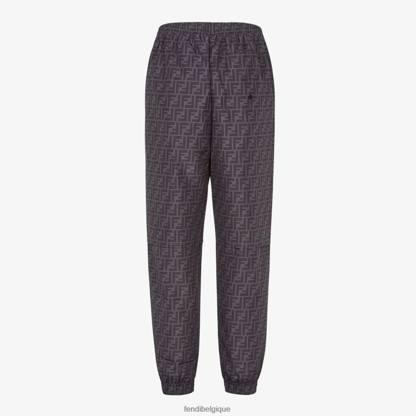 vêtements Fendi pantalon en nylon noir hommes 8X8J2J2199 Fendi Lunette De Soleil