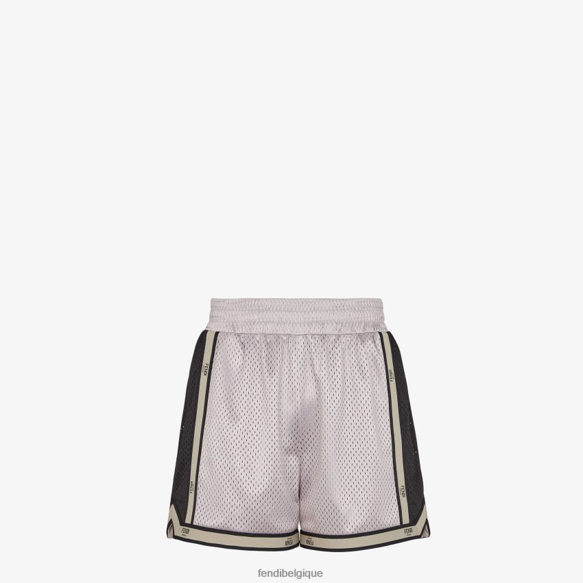 vêtements Fendi pantalon en résille technique gris hommes 8X8J2J1945 Fendi Sac