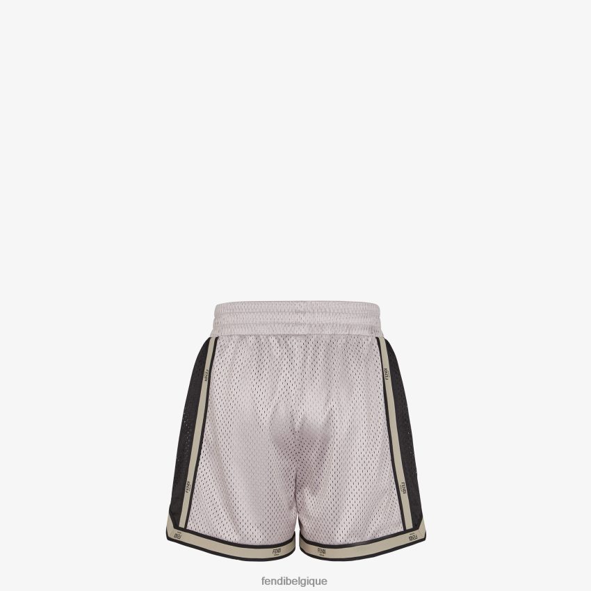 vêtements Fendi pantalon en résille technique gris hommes 8X8J2J1945 Fendi Sac