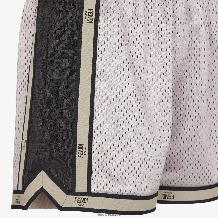 vêtements Fendi pantalon en résille technique gris hommes 8X8J2J1945 Fendi Sac