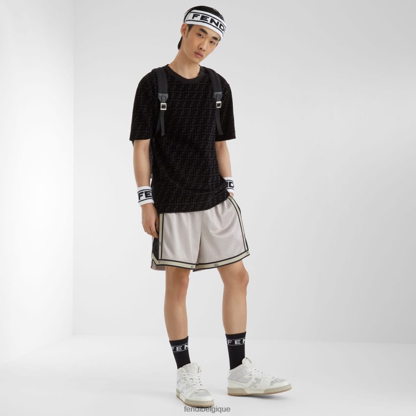 vêtements Fendi pantalon en résille technique gris hommes 8X8J2J1945 Fendi Sac