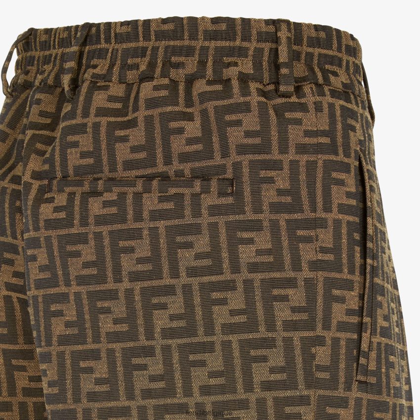vêtements Fendi pantalon en tissu brun hommes 8X8J2J2063 Fendi Belgique