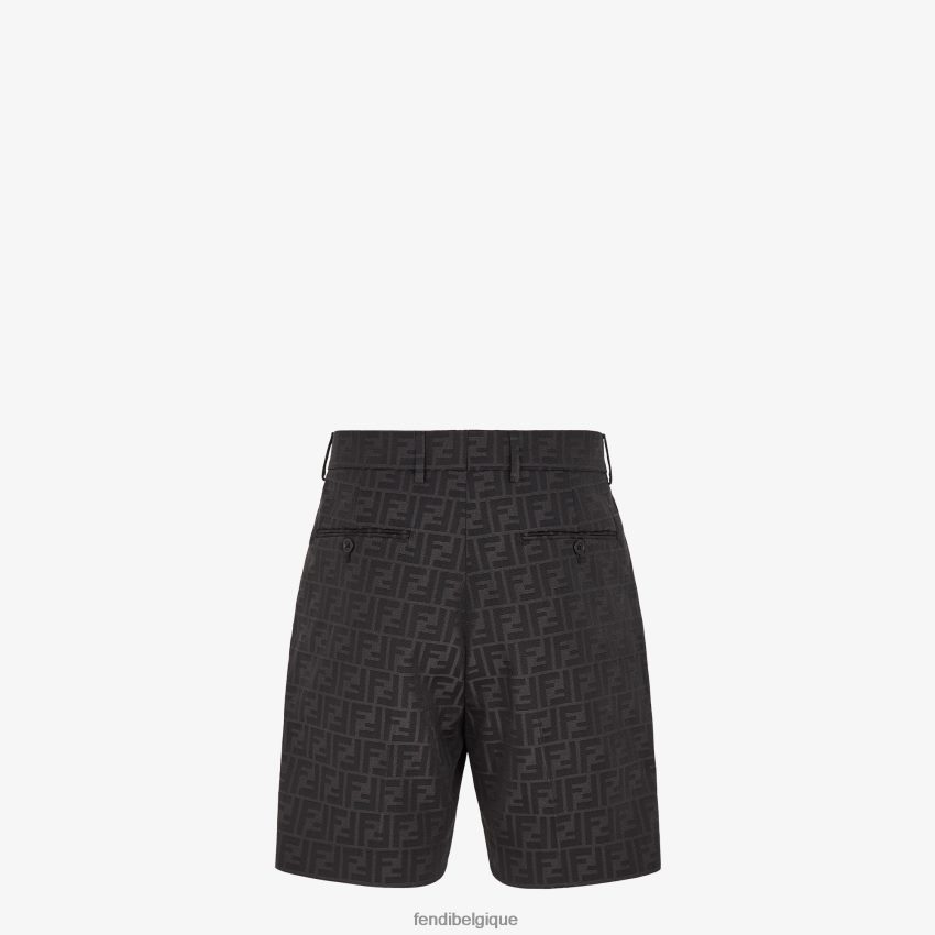 vêtements Fendi pantalon en tissu noir hommes 8X8J2J2133 Fendi Lunette De Soleil