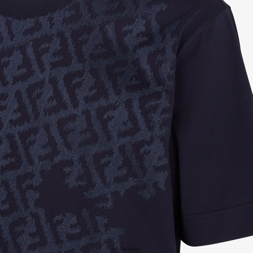 vêtements Fendi t-shirt en jersey bleu hommes 8X8J2J1943 Fendi Belgique