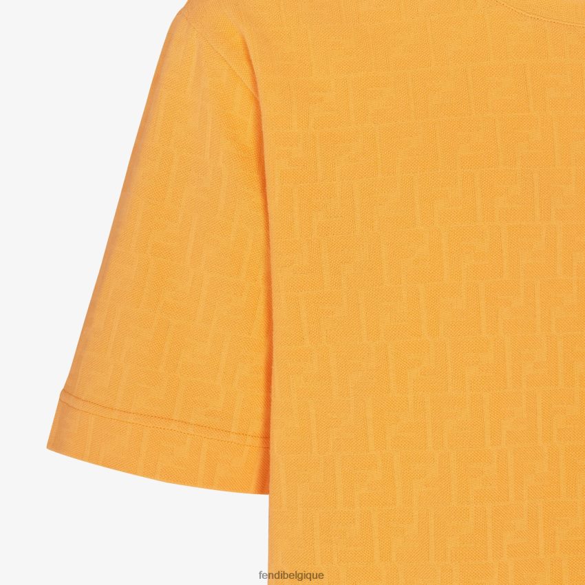 vêtements Fendi t-shirt en jersey orange hommes 8X8J2J2004 Fendi Lunette De Soleil
