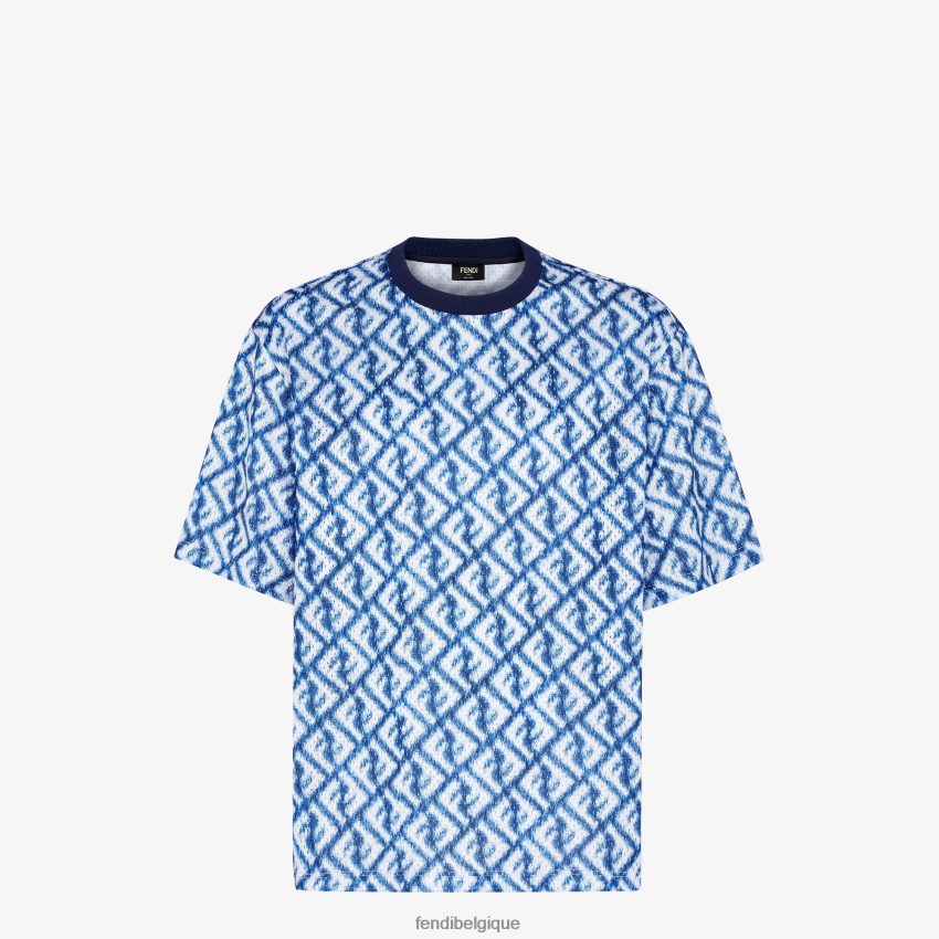 vêtements Fendi t-shirt en maille technique multicolore hommes 8X8J2J2019 Fendi Lunette De Soleil