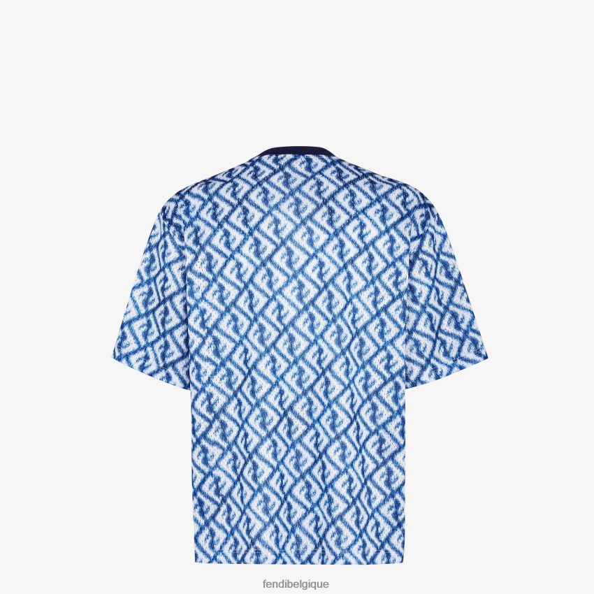vêtements Fendi t-shirt en maille technique multicolore hommes 8X8J2J2019 Fendi Lunette De Soleil