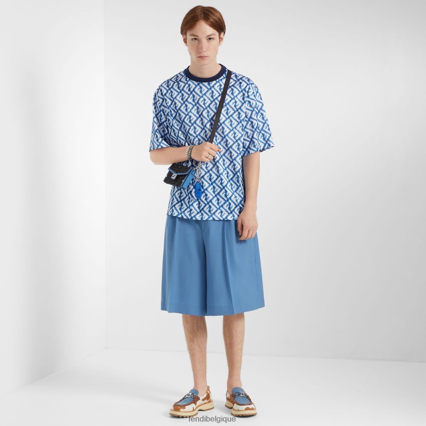 vêtements Fendi t-shirt en maille technique multicolore hommes 8X8J2J2019 Fendi Lunette De Soleil