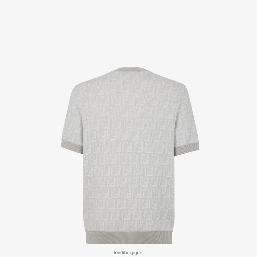 vêtements Fendi pull en laine beige hommes 8X8J2J1915 Fendi Sac