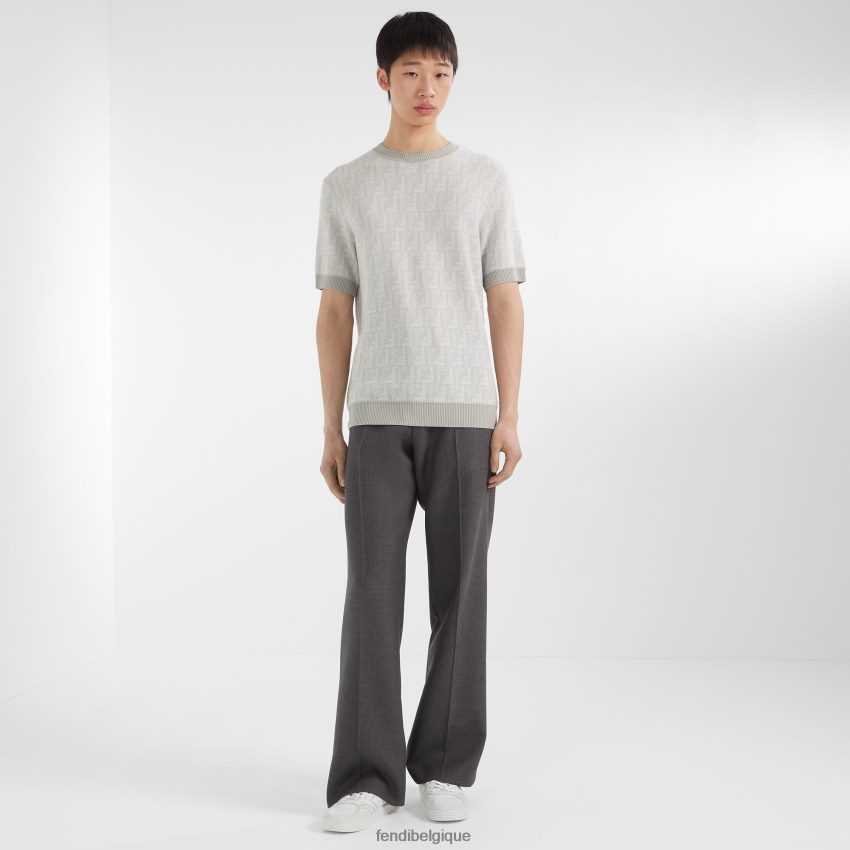 vêtements Fendi pull en laine beige hommes 8X8J2J1915 Fendi Sac