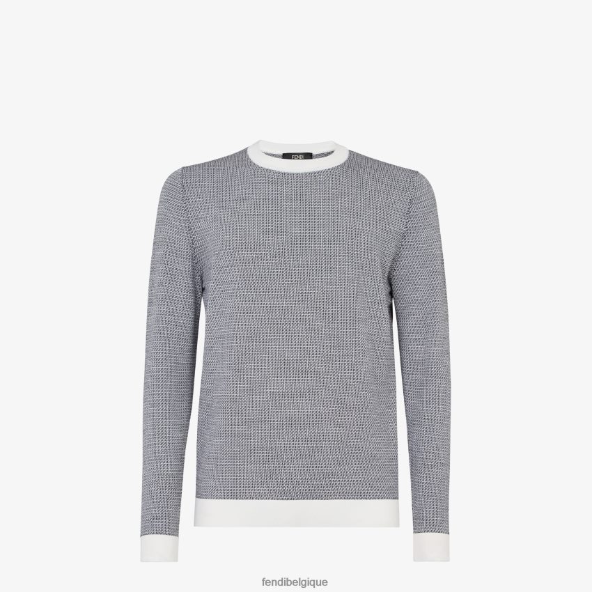 vêtements Fendi pull en viscose gris hommes 8X8J2J2163 Fendi Lunette De Soleil