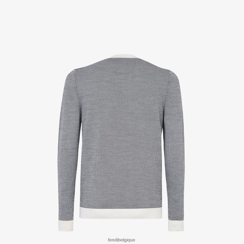 vêtements Fendi pull en viscose gris hommes 8X8J2J2163 Fendi Lunette De Soleil