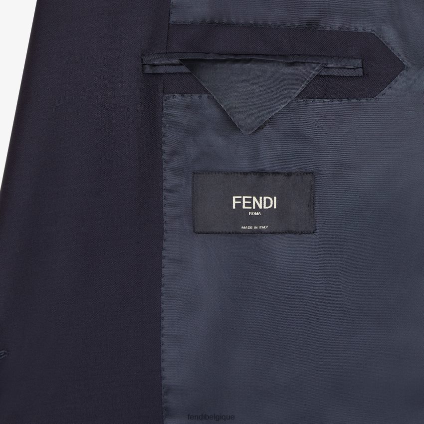 vêtements Fendi blazer en laine bleu hommes 8X8J2J2071 Fendi Sac