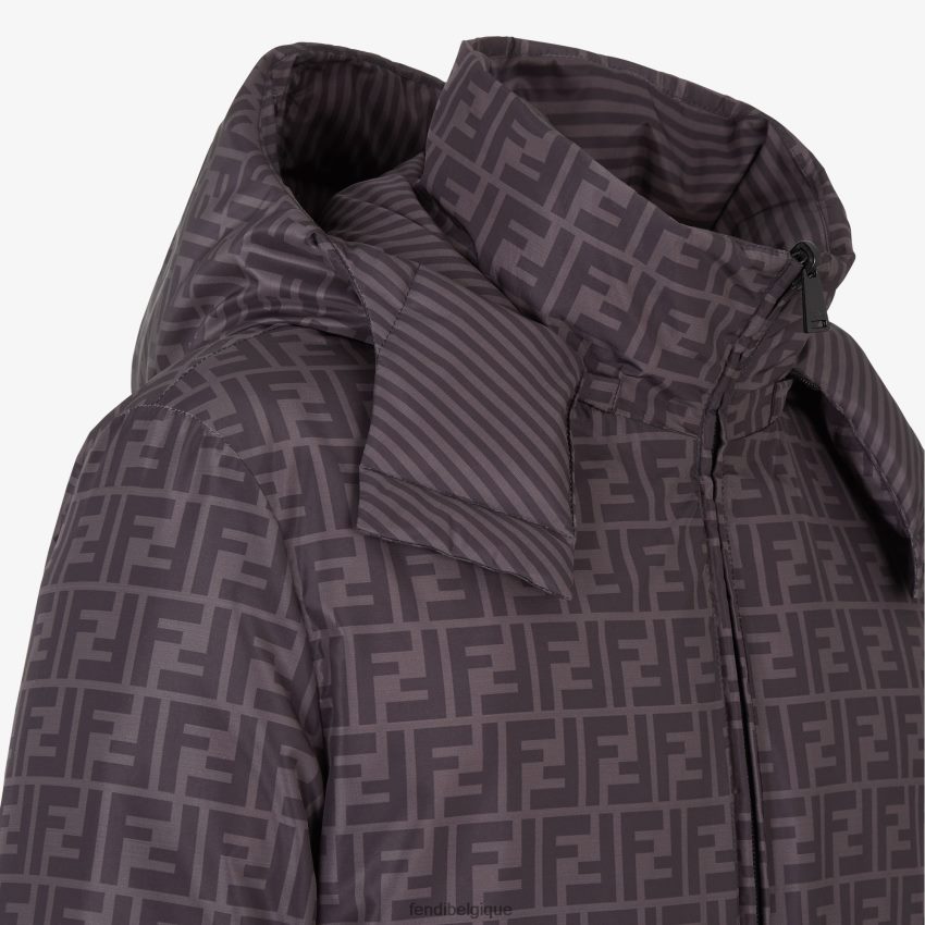 vêtements Fendi doudoune en nylon noir hommes 8X8J2J2122 Fendi Sac